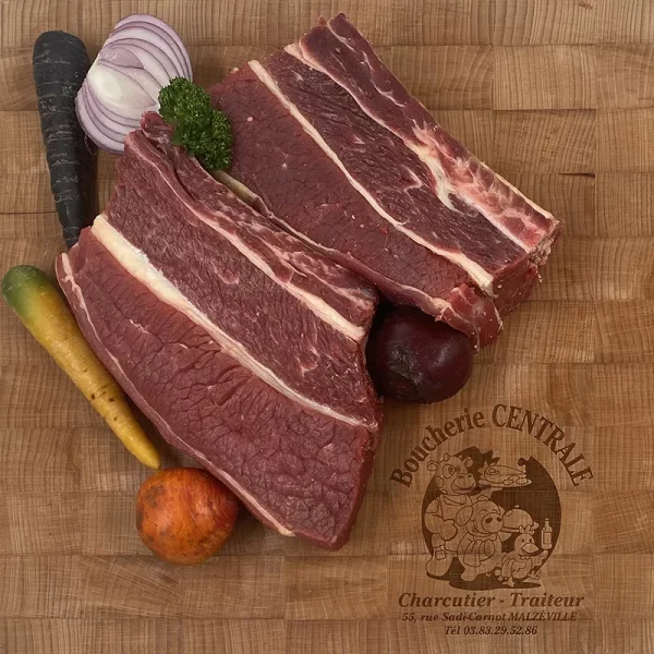 Plat de côte avec os